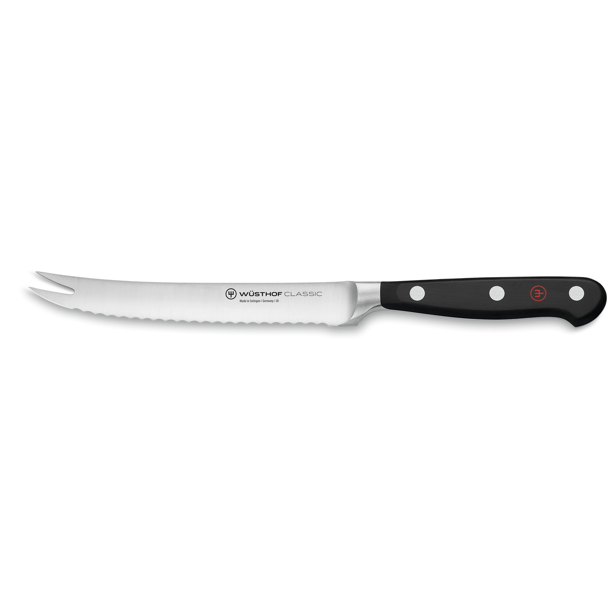 Tomatenmesser mit Wellenschliff, Klinge bis 16 cm