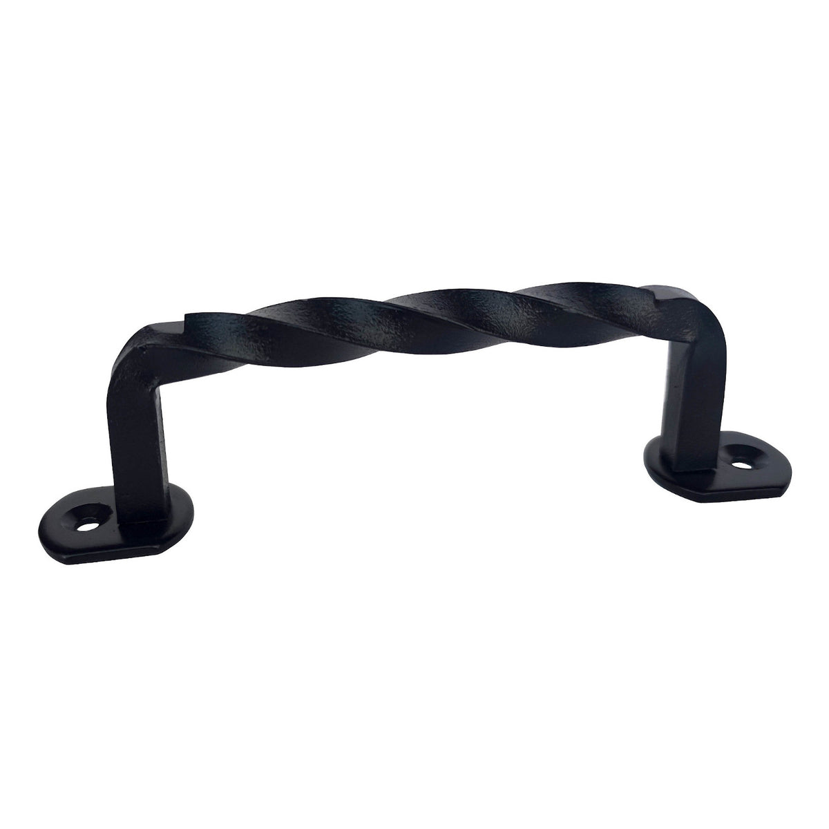Türgriff / Möbelgriff 158 mm, Stahl schwarz lackiert