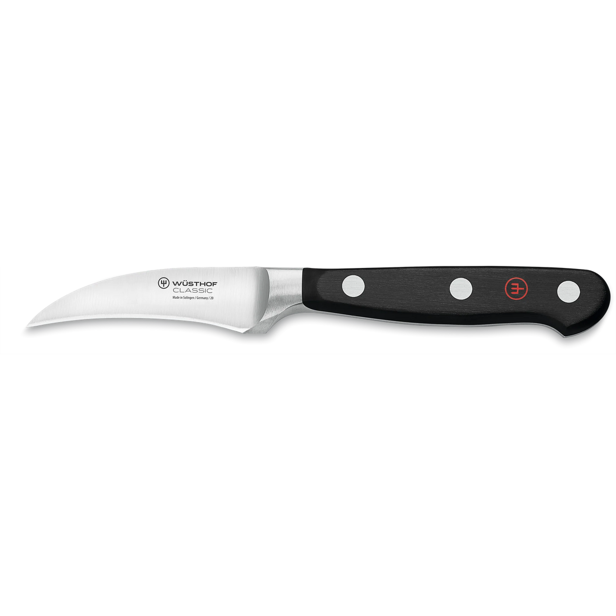 Kleines Küchenmesser mit Glattschliff, Klinge bis 9 cm