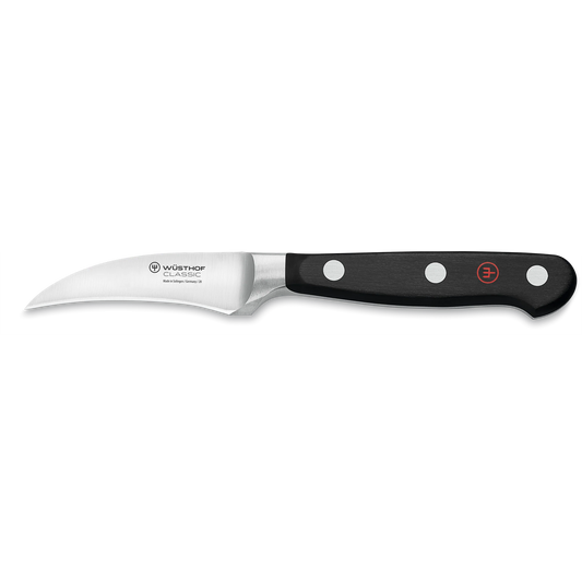 Kleines Küchenmesser mit Glattschliff, Klinge bis 9 cm